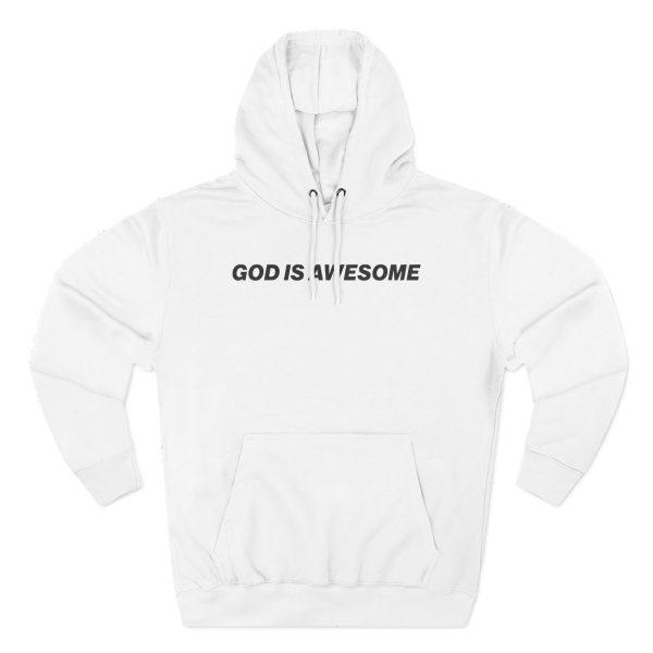 Phil Wickham God is Awesome Three-Panel Fleece Hoodie